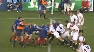 Rugby Union, 2003 Semi Final France vs England at Sydney part 5.