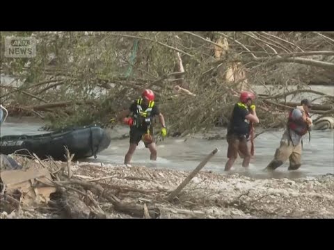 米テキサス州の洪水 死者104人に…避難指示の遅れで被害拡大か(2025年7