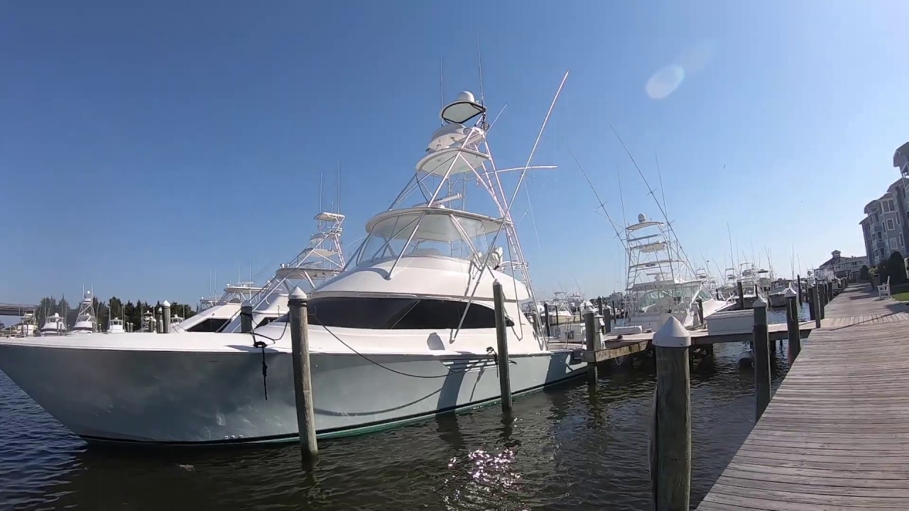 A Walk on the boat docks of Pirates Cove Marina in Manteo North