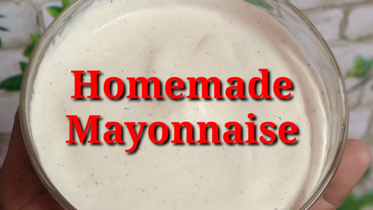 Homemade mayonnaise in tamil/ homemade mayo YouTube