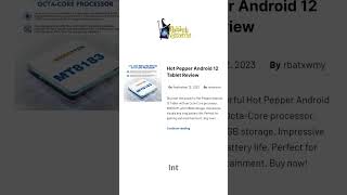 Hot Pepper Android 12 Tablet Review