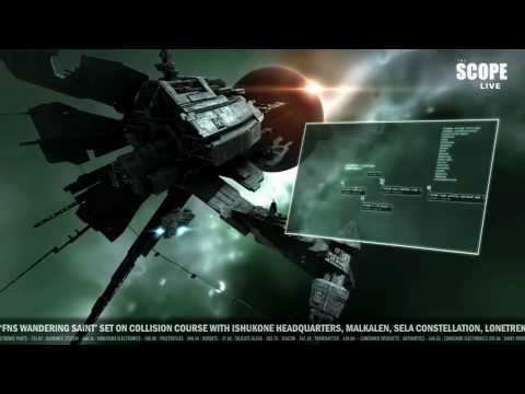 EVE Online Empyrean Age - 《星空的時代》聯邦母艦撞向異株湖總部