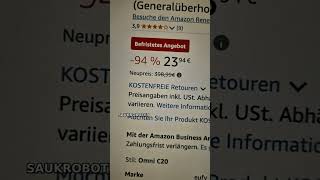 18.000+ Sparfüchse sichern sich Preisfehler beim Saugroboter auf Amazon – ProduktJagd
