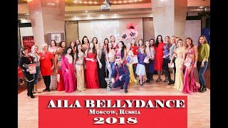 Arabian Gold. Oriental dance with veil. AILA Bellydance 2018