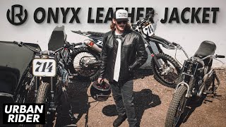 URBAN RIDER Onyx - Leather Motorcycle Jacket