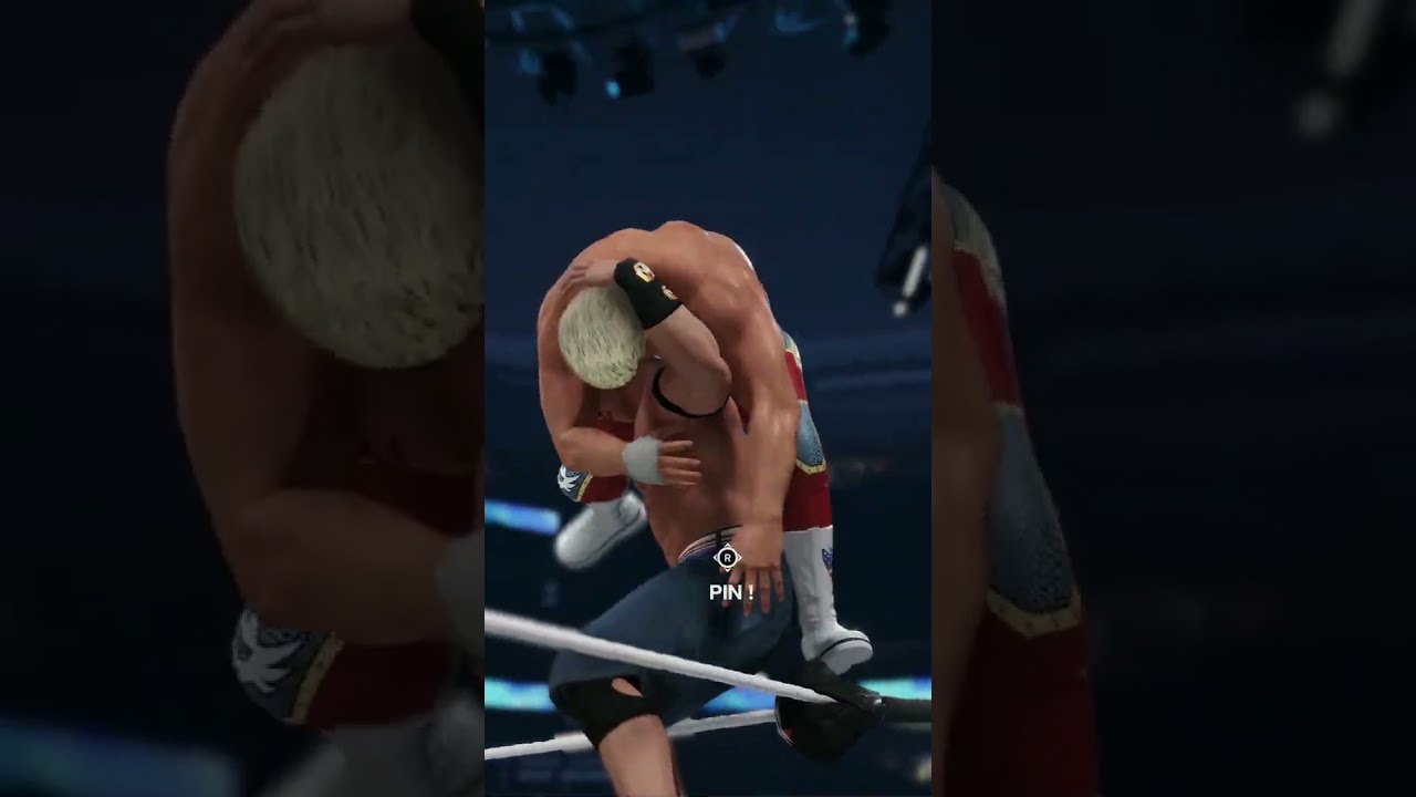 Finisher from corner of the ring John cena vs Cody Rhodes 