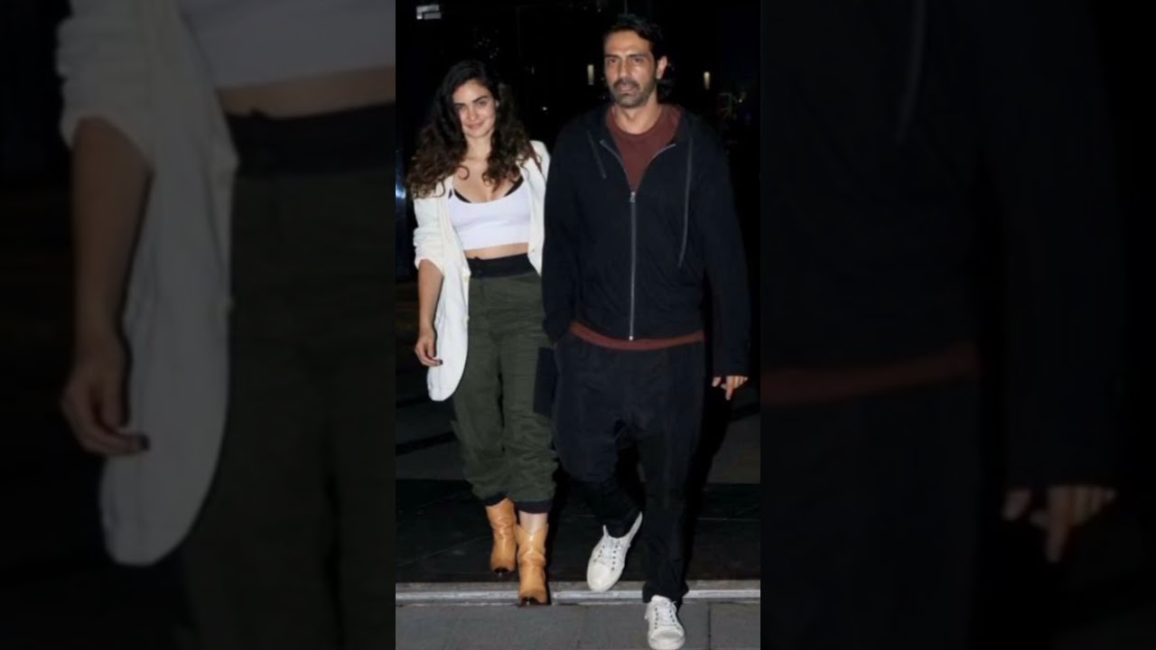 Arjun Rampal and his wife gabriella🙏👍 all family photo clip