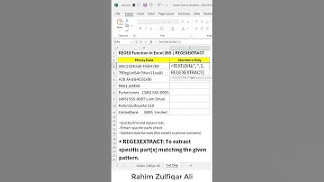 How to Get Numbers only from a Cell Text String in Microsoft #Excel 365 #shorts REGEXEXTRACT