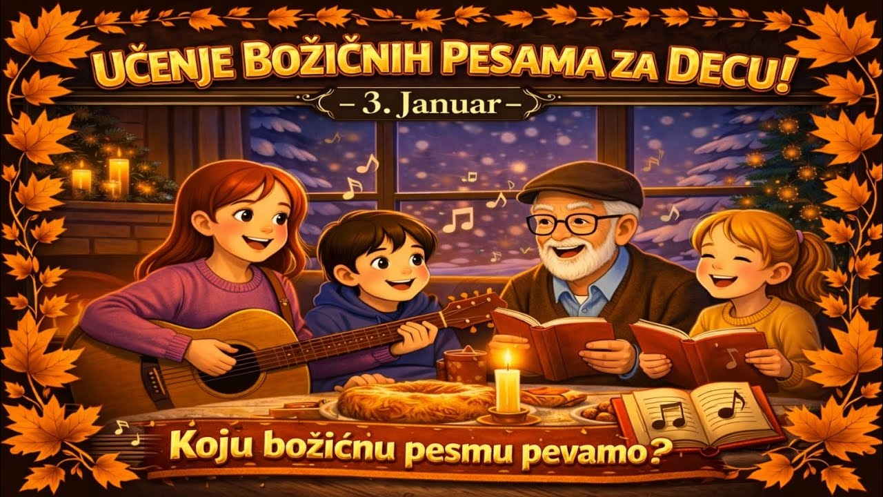 Božić - Tajne Pravoslavnih Običaja | Priča - Pesma za Decu 🍁🙏 | Učenje Božićnih Pesama