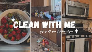 GET IT ALL DONE KITCHEN EDITION || CLEAN WITH ME || SPED UP CLEAN || VLOG🪴