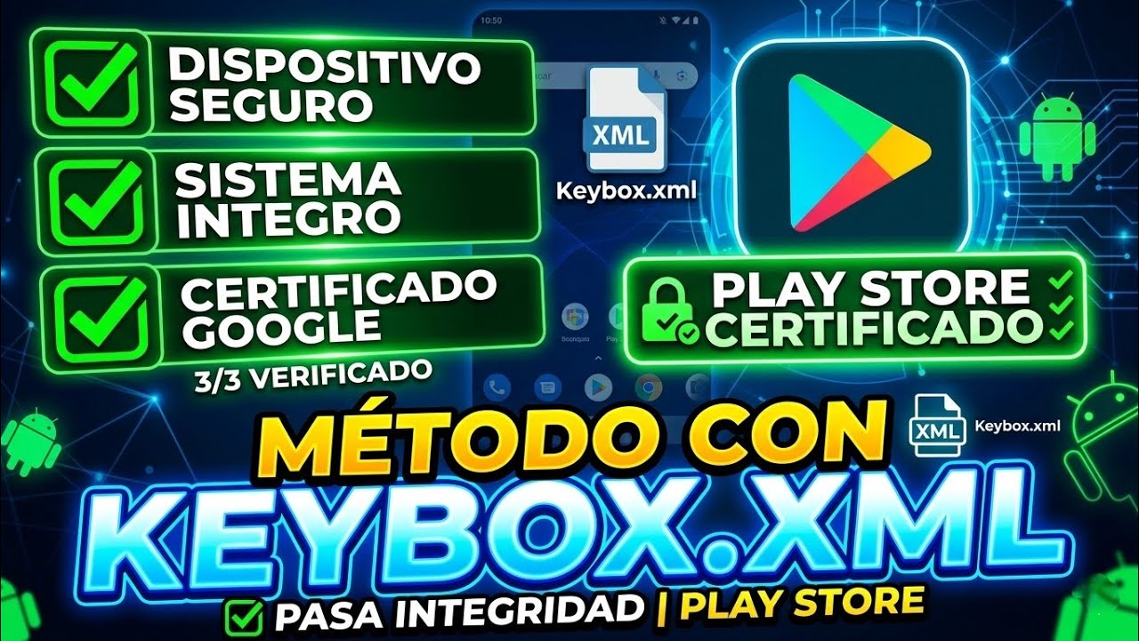 CERTIFICADO DE GOOGLE PLAY + INTEGRIDADES METODO DEFINITIVO CON KEYBOX ...