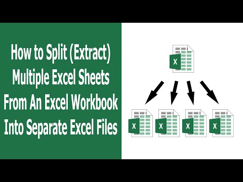 How to Split Multiple Excel Sheets From An Excel Workbook Into Separate Excel Files I TECH MIPS I