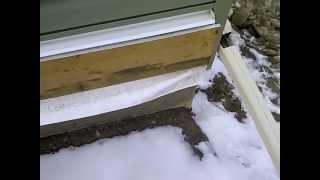 Deck Ledger Flashing - Calgary Home Inspector