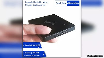 DreamSourceLab DSLogic Plus Portable Metal DSLogic Logic Analyzer 16 Channels 100MHz USBbased Debug