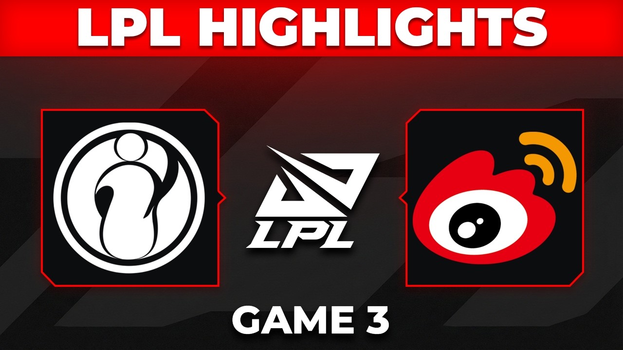IG vs WBG Highlights Game 3 | LPL 2026 Playoffs |  Invictus Gaming vs Weibo Gaming