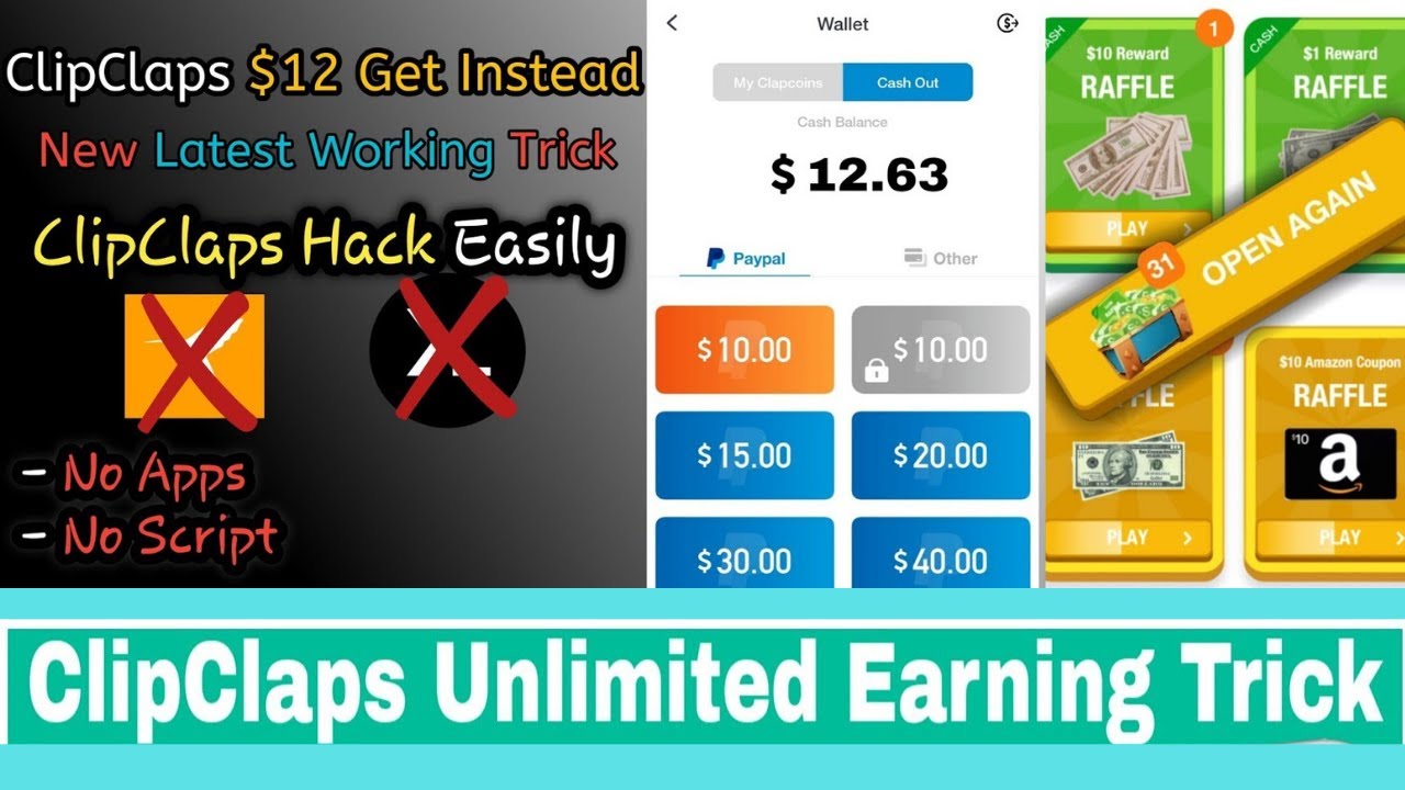 ClipClaps Fast Earning| Clip Clap Earning Trick|How To Make Money Without Referrals|New Trick 2021