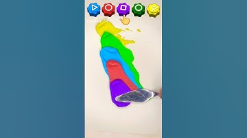 😊Mixing Colors 🌈 Squid Game ##sguidgame #colormixing #gonggi #ddakji #poppomelon #shorts #playcolor