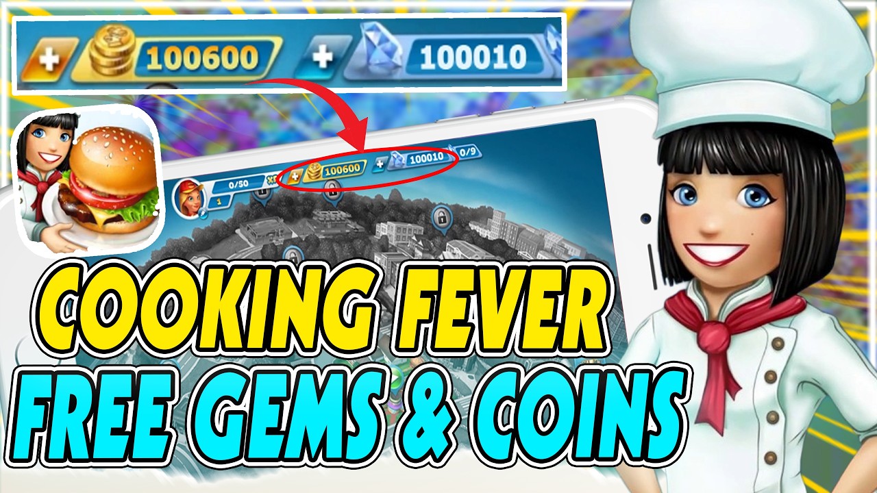 Cooking Fever Hack 💎 How To Get Unlimited Coins and Gems In Cooking ...
