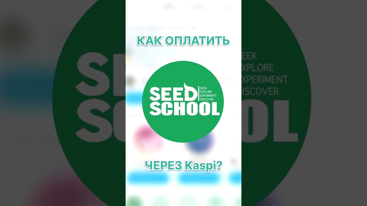 Seed School Бухар Жырау 21 инструкция по оплате за питание через Kaspi.kz