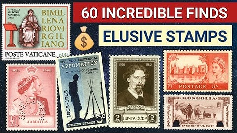 Zeldzame waardevolle postzegelontdekkingen | 60 ongelooflijke filatelistische vondsten