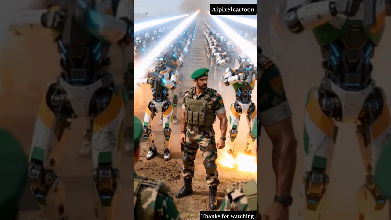 Indian army farming robot aur Pakistani army farming robot 