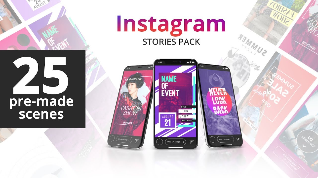 Instagram Stories After Effects Template YouTube instagram-stories-after-effects-template-youtube