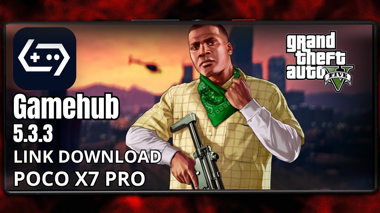 GTA V | GAME TESTE NO POCO X7 PRO | DIMENSITY 8400 ULTRA | GAMEHUB 5.3.3