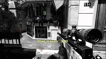 CoD Mw3 360 jump quick scope final killcam