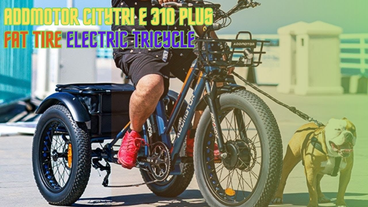 Addmotor CITYTRI E 310 Plus 750W Folding Fat Tire Electric Tricycle