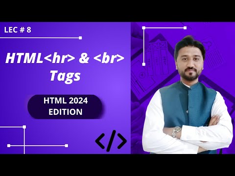 HTML Horizontal Rule Tag | HTML Line Break Tag | HTML hr & br tags | Lec-8 | HTML 2024