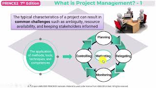 PRINCE2 1.3 PRINCE2 Project Characteristics