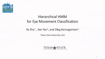 [OpenEyes 2020] Full Paper - Hierarchical HMM for Eye Movement Classification