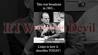 Paul Harvey’s 1965 Prophecy: Is This 2026? 😱 #shorts
