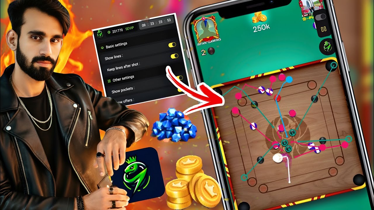 CARROM POOL SNAKE AUTOPLAY HACK 🔥|| BEST CARROM POOL AIM HACK 2026 