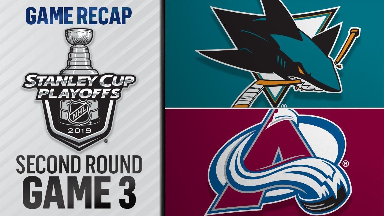 Couture's hat trick leads Sharks past Avalance 4-2 in Game 3