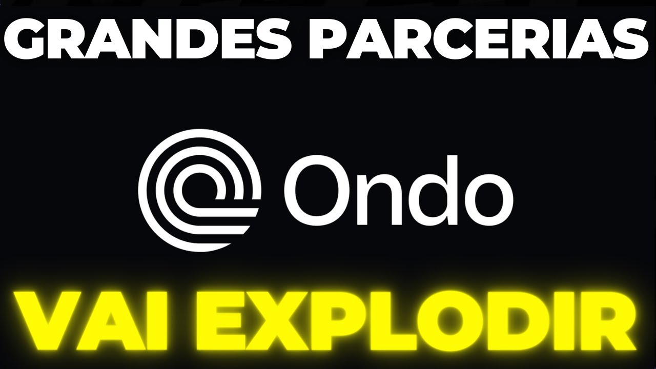 ONDO - CRIPTOMOEDA QUE NÃO PODE FALTAR NA CARTEIRA - FARÁ MUITOS  MILIONÁRIOS - YouTube