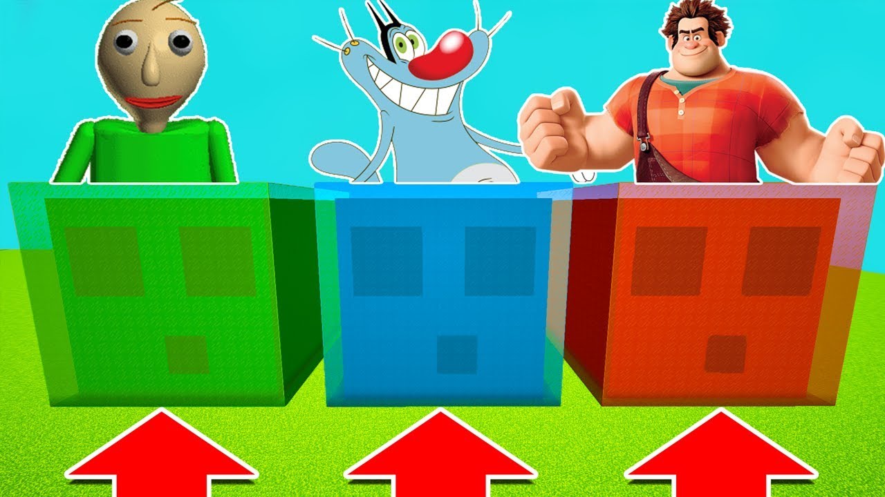 Racked Ralph Slime NE CHOISISSEZ PAS LE MAUVAIS SLIME MINECRAFT !! Baldi, Oggy, Ralph ...
