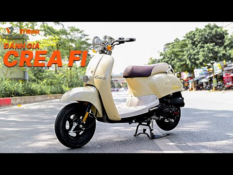 Video Đánh giá Xe ga 50cc Crea FI: Đẹp và độc đáo, giá chỉ... - youtube