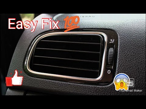 How to fix your car ac vents at home. #volkswagen #DIY