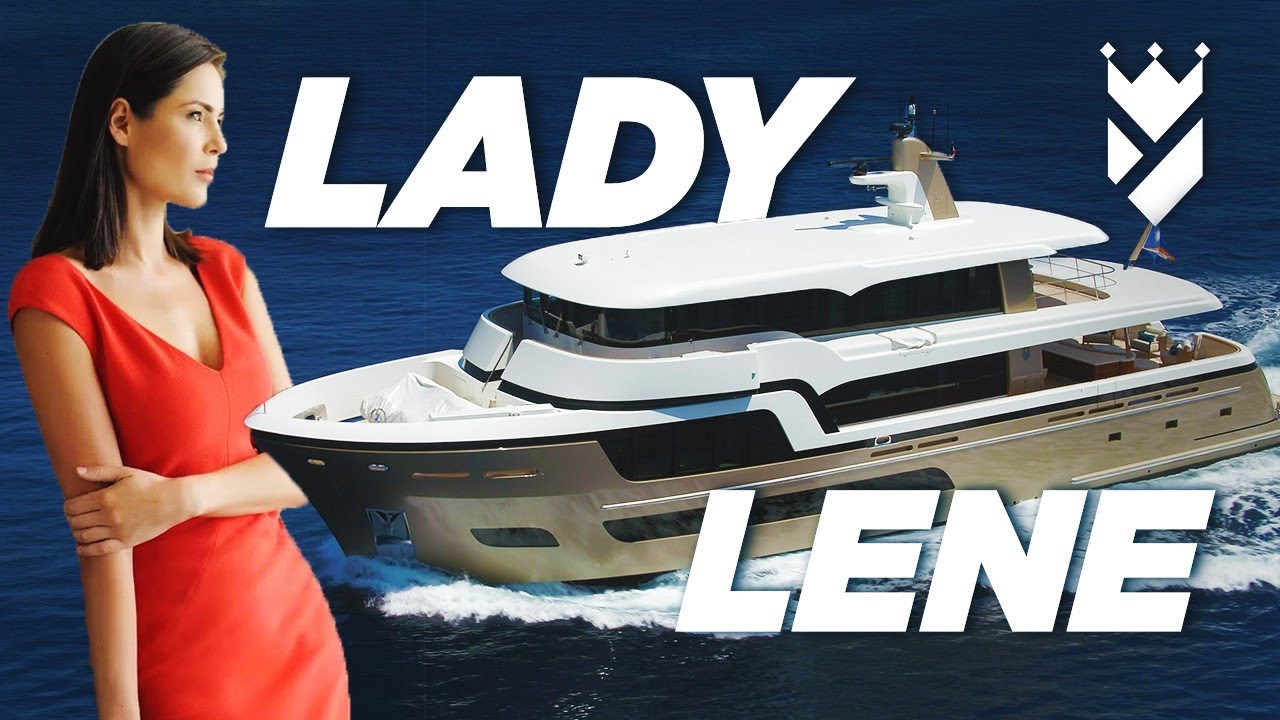 DESIGNER CARLA GUILHEM SHOWS THE BEAUTIFUL 34M VAN DER VALK 