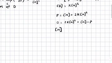 Two-state folding equilibria: dimer