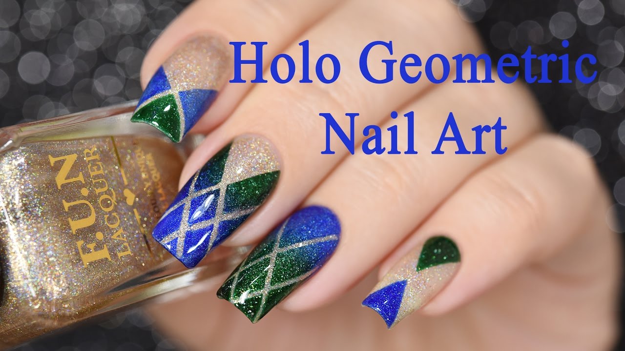 8. Geometric Nail Art for Teenagers - wide 6