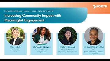Increasing Community Impact with Meaningful Engagement