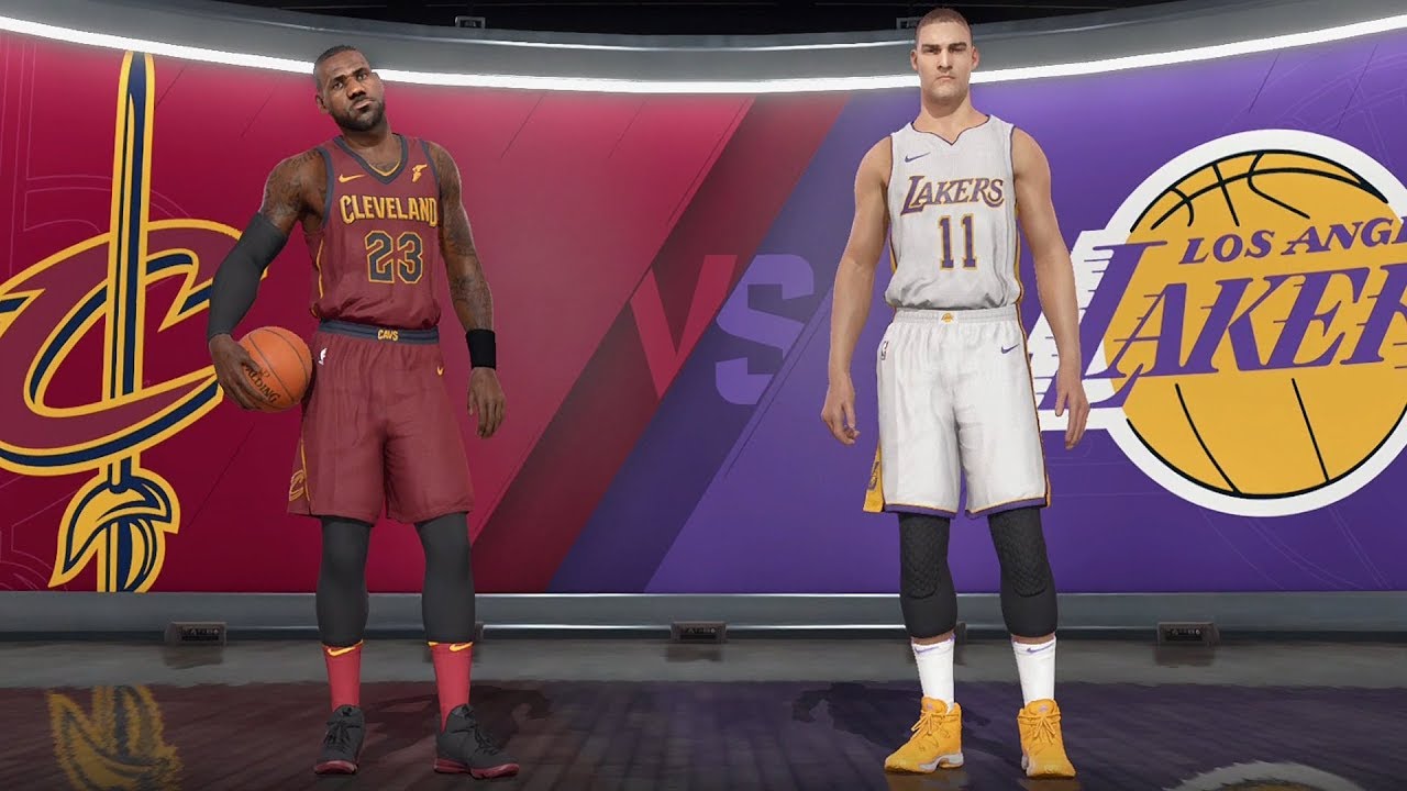 NBA Live 18 - Los Angeles Lakers vs Cleveland Cavaliers - Gameplay (HD) 1080p60FPS