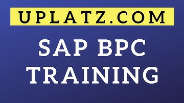 SAP BPC Training & Certification | SAP Business Planning and Consolidation | SAP BPC Tutorial Uplatz
