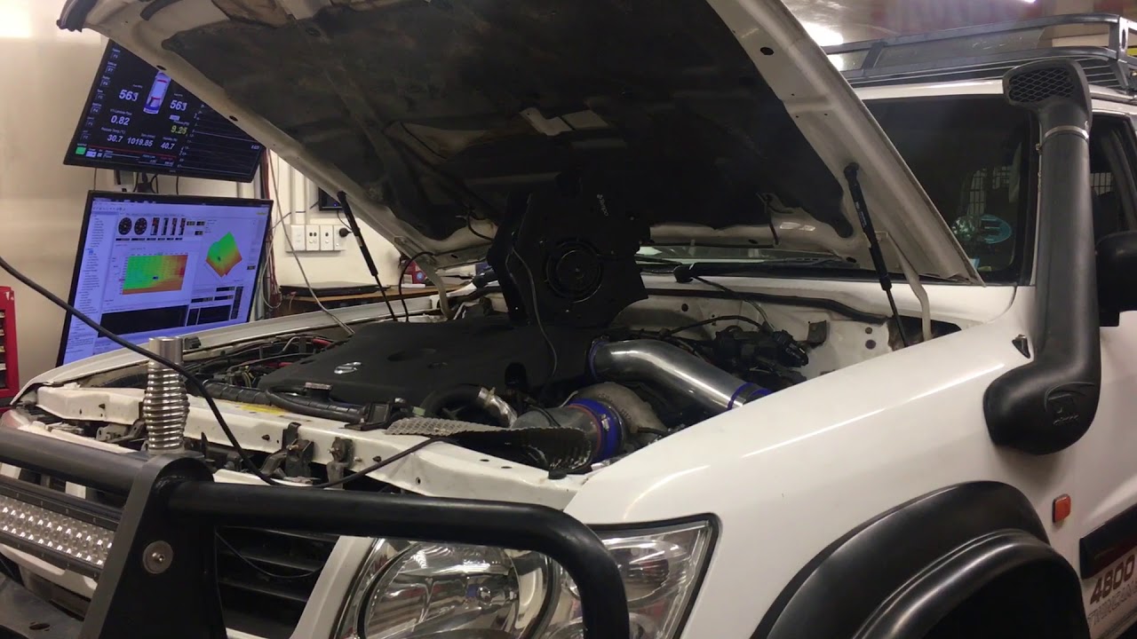 Nissan Patrol Turbo TB48 (Big RB25) Dyno