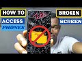 How to access and use your phone with broken screen with pc