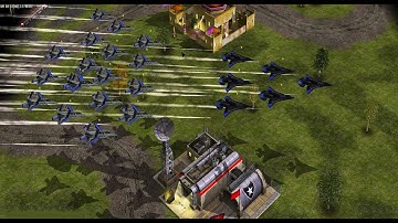 GLA Stealth Unites with USA Laser to Confront the US Boss Fortress |C&C Generals ZH Mission Map COOP