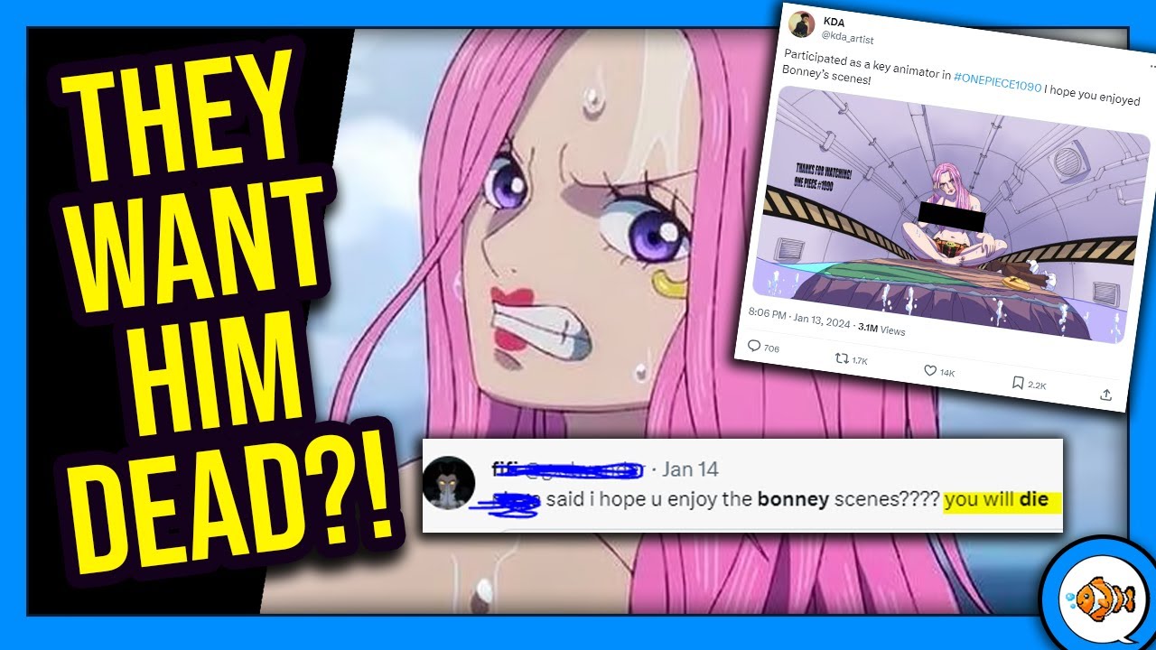 ‘One Piece’ Animator THREATENED on Twitter Over Bonney Topless Scene!
