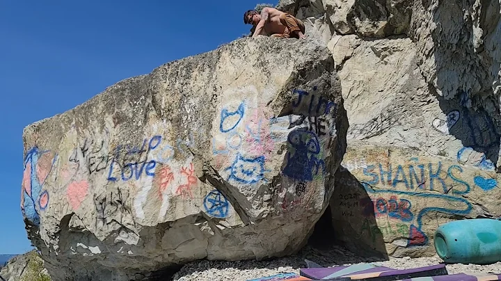 big heart on V6 Pebble Beach kelowna bc